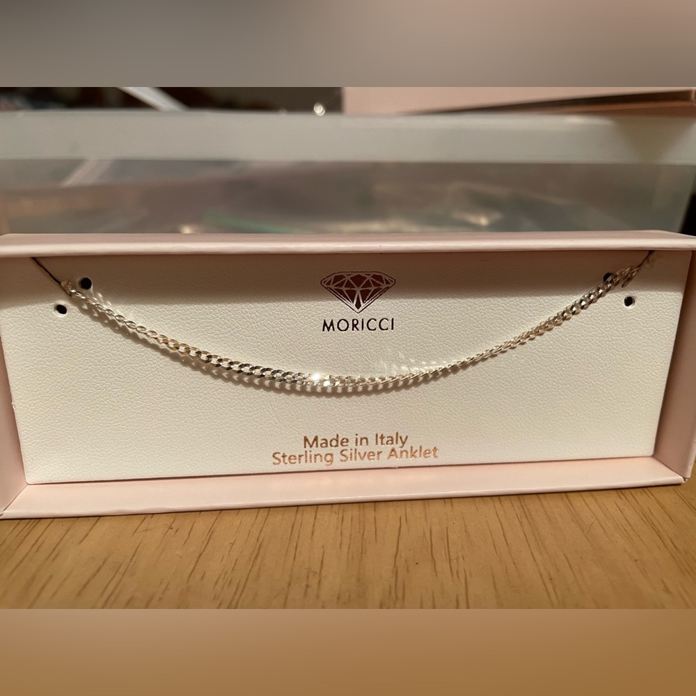 NWT Moricci Sterling Silver Anklet